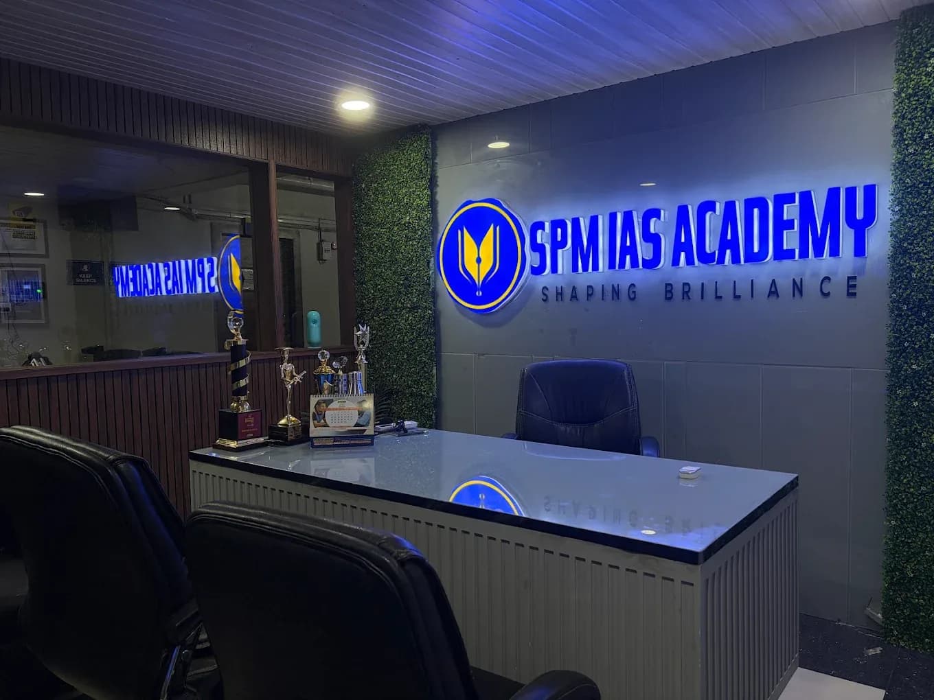 SPM IAS Academy reception