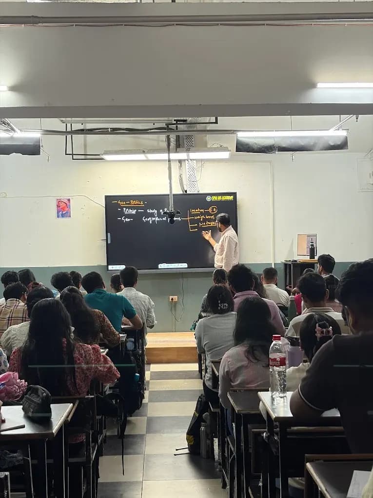 SPM IAS Academy classroom